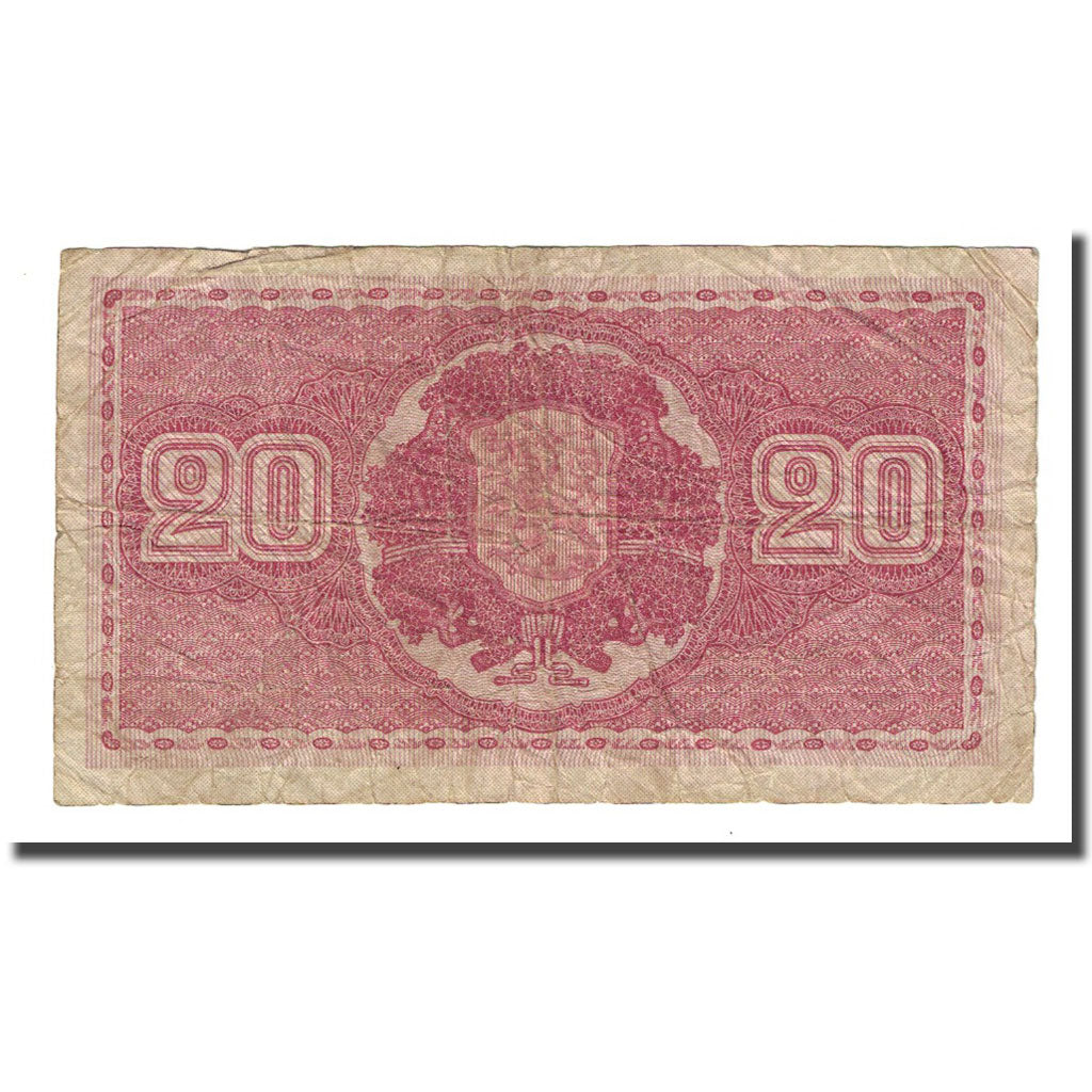 Banknote, Finland, 20 Markkaa, 1922 (1931), KM:63a, VF(20-25)