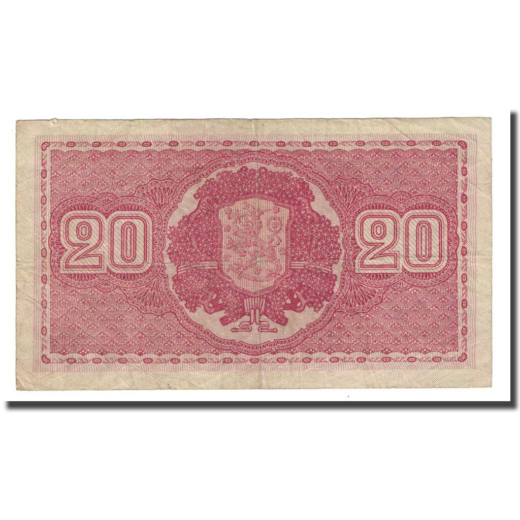 Banknote, Finland, 20 Markkaa, 1922 (1931), KM:63a, VF(20-25)