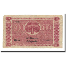 Banknote, Finland, 10 Markkaa, 1945, KM:77a, VF(20-25)