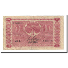 Banconote, Finlandia, 10 Markkaa, 1945, KM:77a, MB