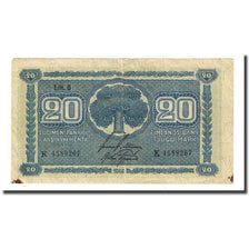 Banknote, Finland, 20 Markkaa, 1945 (1948), KM:86, VF(20-25)