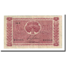 Banknote, Finland, 10 Markkaa, 1945 (1948), KM:85, VF(20-25)