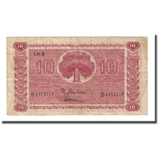 Banknote, Finland, 10 Markkaa, 1945 (1948), KM:85, VF(20-25)