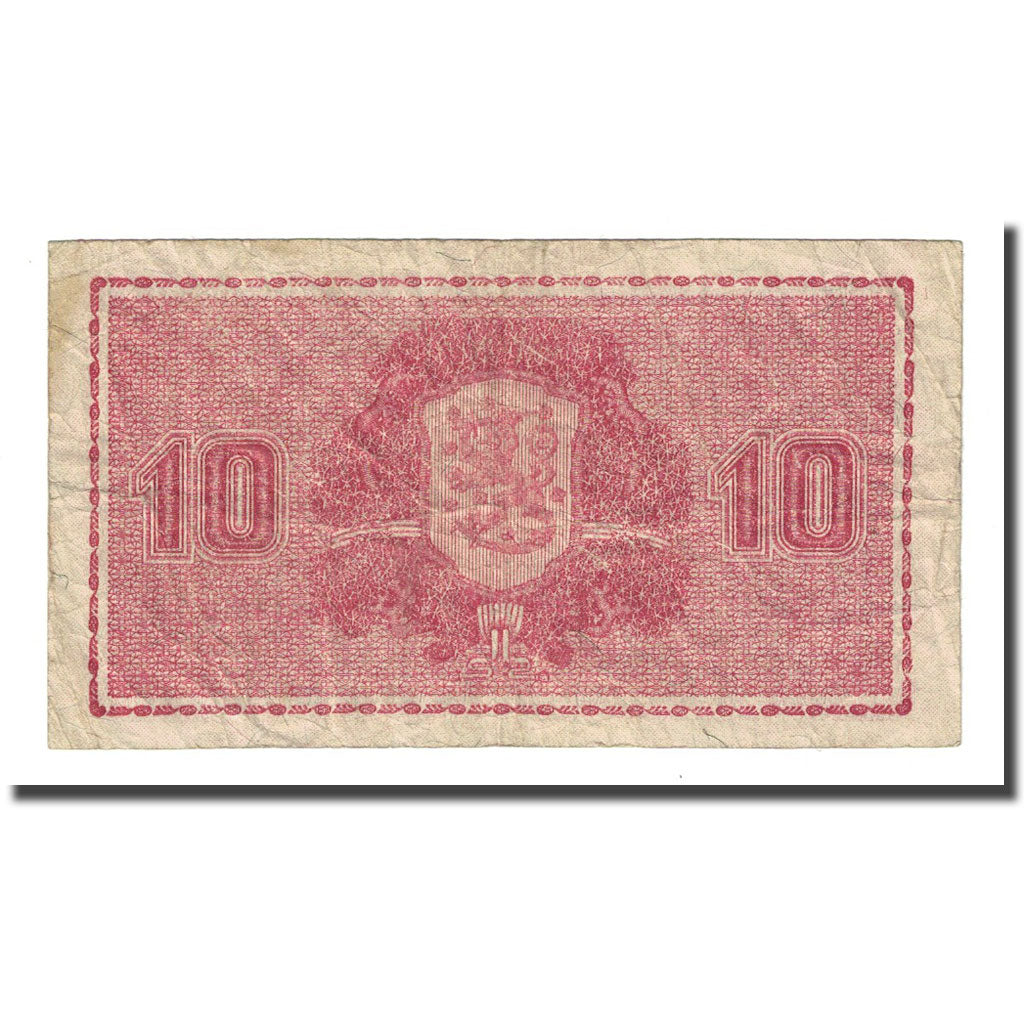 Banknote, Finland, 10 Markkaa, 1945 (1948), KM:85, VF(20-25)