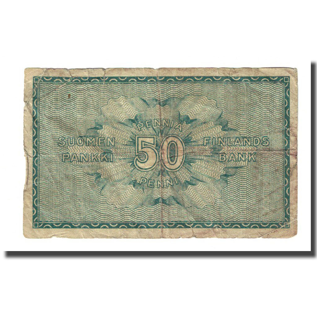 Banknote, Finland, 50 Penniä, 1918, KM:34, VF(20-25)