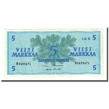 Banknote, Finland, 5 Markkaa, 1963, KM:106Aa, EF(40-45)