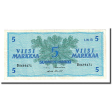 Nota, Finlândia, 5 Markkaa, 1963, KM:106Aa, EF(40-45)