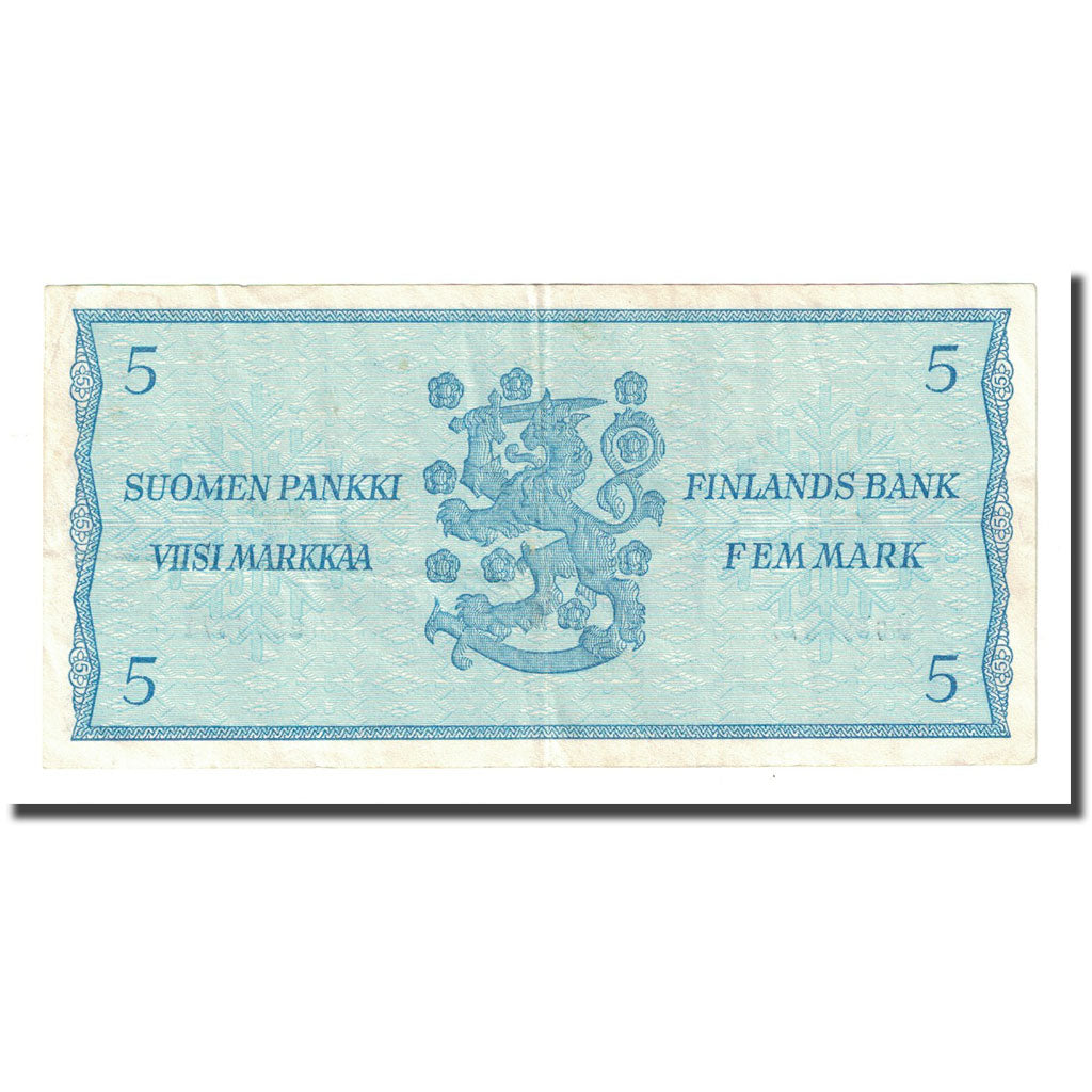 Banknote, Finland, 5 Markkaa, 1963, KM:106Aa, EF(40-45)