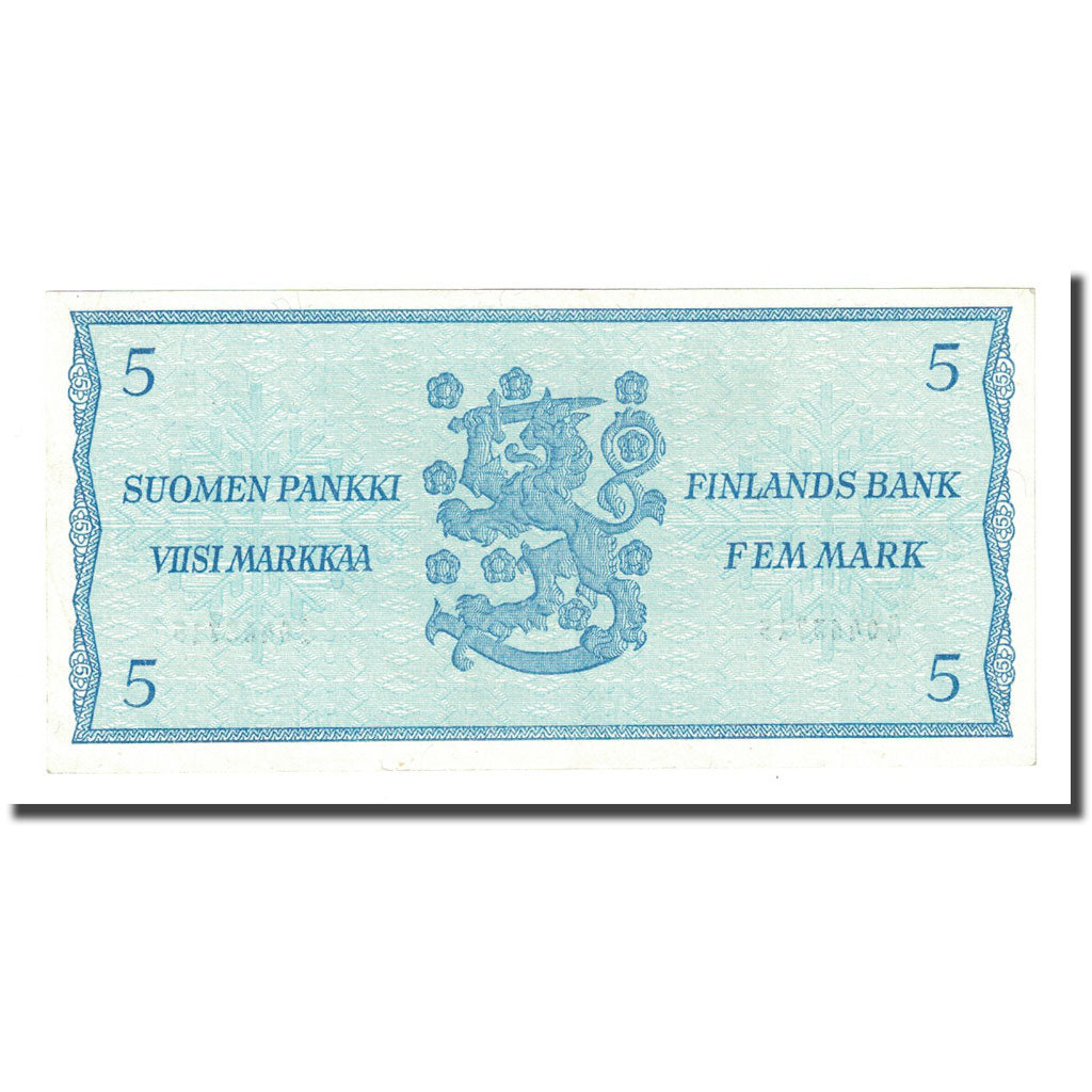 Banknote, Finland, 5 Markkaa, 1963, KM:106Aa, AU(55-58)