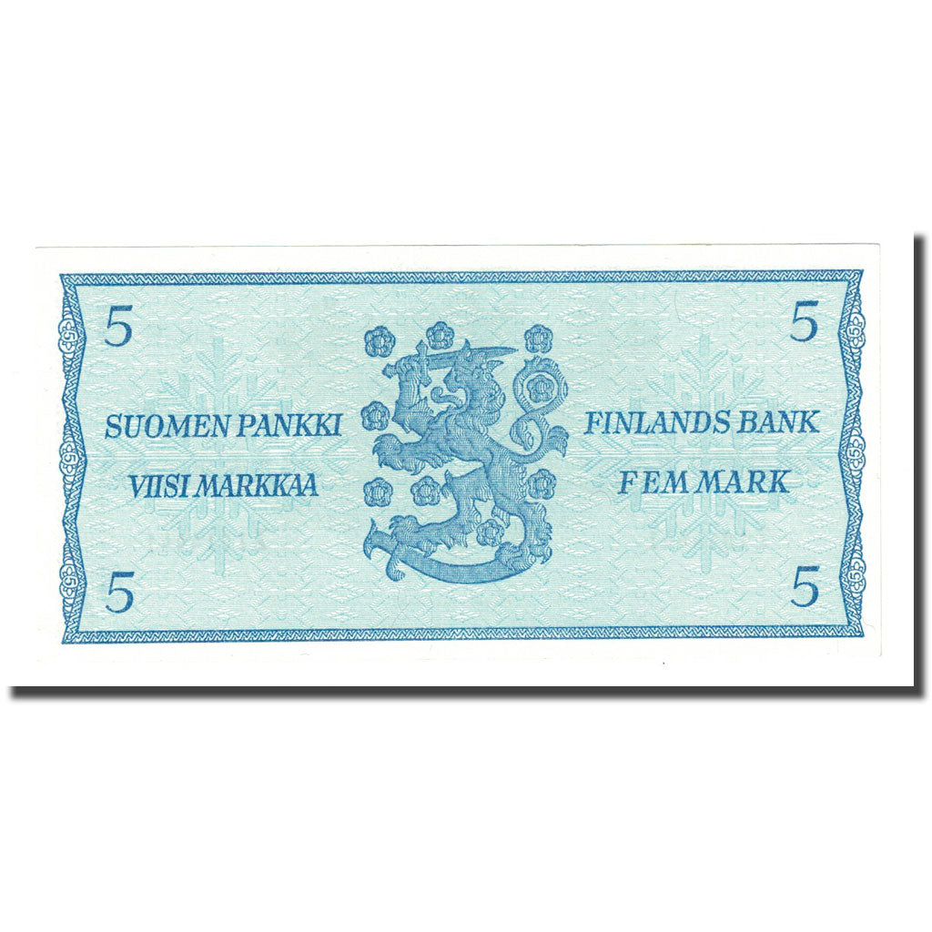 Banknot, Finlandia, 5 Markkaa, 1963, KM:106Aa, UNC(63)