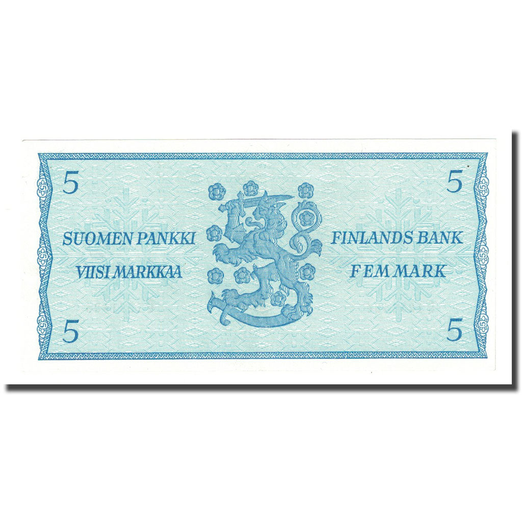Geldschein, Finnland, 5 Markkaa, 1963, KM:106Aa, UNZ-