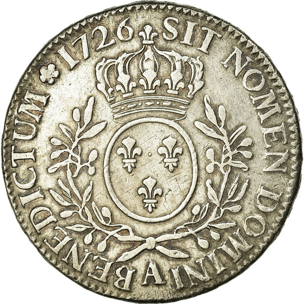 Monnaie, France, Louis XV, Écu aux branches d'olivier, Ecu, 1726, Paris, TB