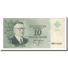 Geldschein, Finnland, 10 Markkaa, 1963, KM:104a, SS