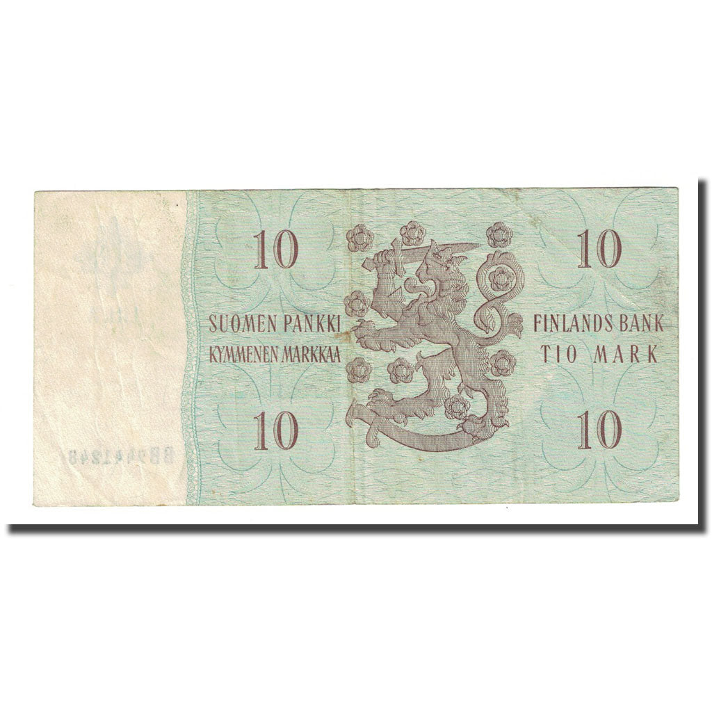 Banknote, Finland, 10 Markkaa, 1963, KM:104a, EF(40-45)