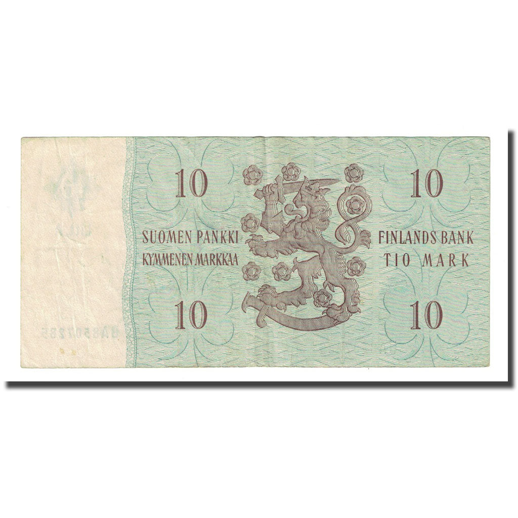 Banknote, Finland, 10 Markkaa, 1963, KM:104a, EF(40-45)