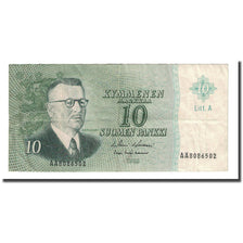 Banknote, Finland, 10 Markkaa, 1963, KM:104a, VF(20-25)