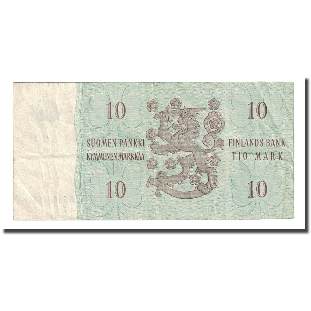 Banknote, Finland, 10 Markkaa, 1963, KM:104a, VF(20-25)