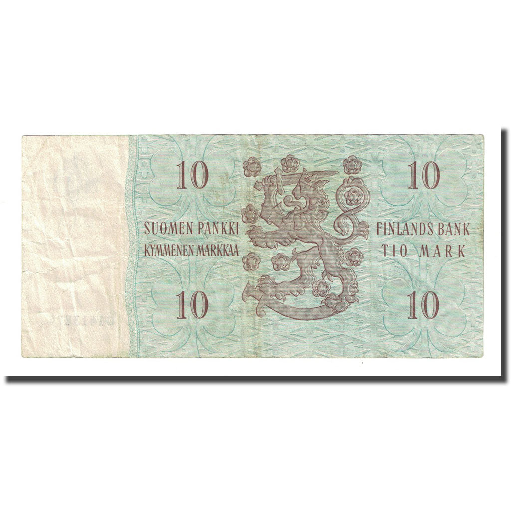 Banknote, Finland, 10 Markkaa, 1963, KM:104a, VF(20-25)