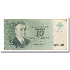 Banknote, Finland, 10 Markkaa, 1963, KM:104a, VF(20-25)