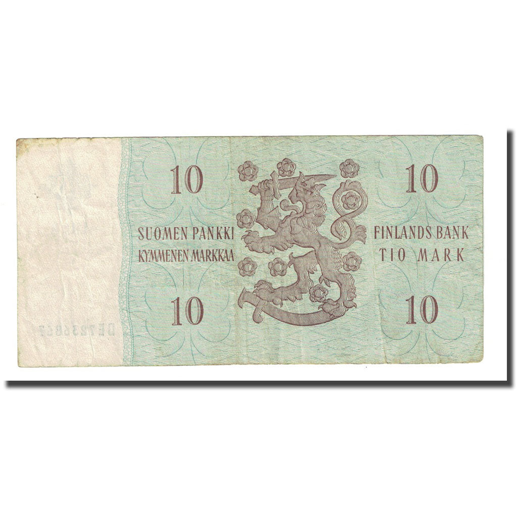 Banknote, Finland, 10 Markkaa, 1963, KM:104a, VF(20-25)
