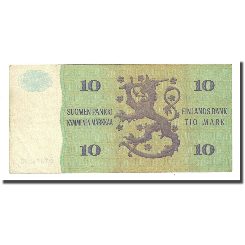 Banknote, Finland, 10 Markkaa, 1980, KM:111a, AU(55-58)