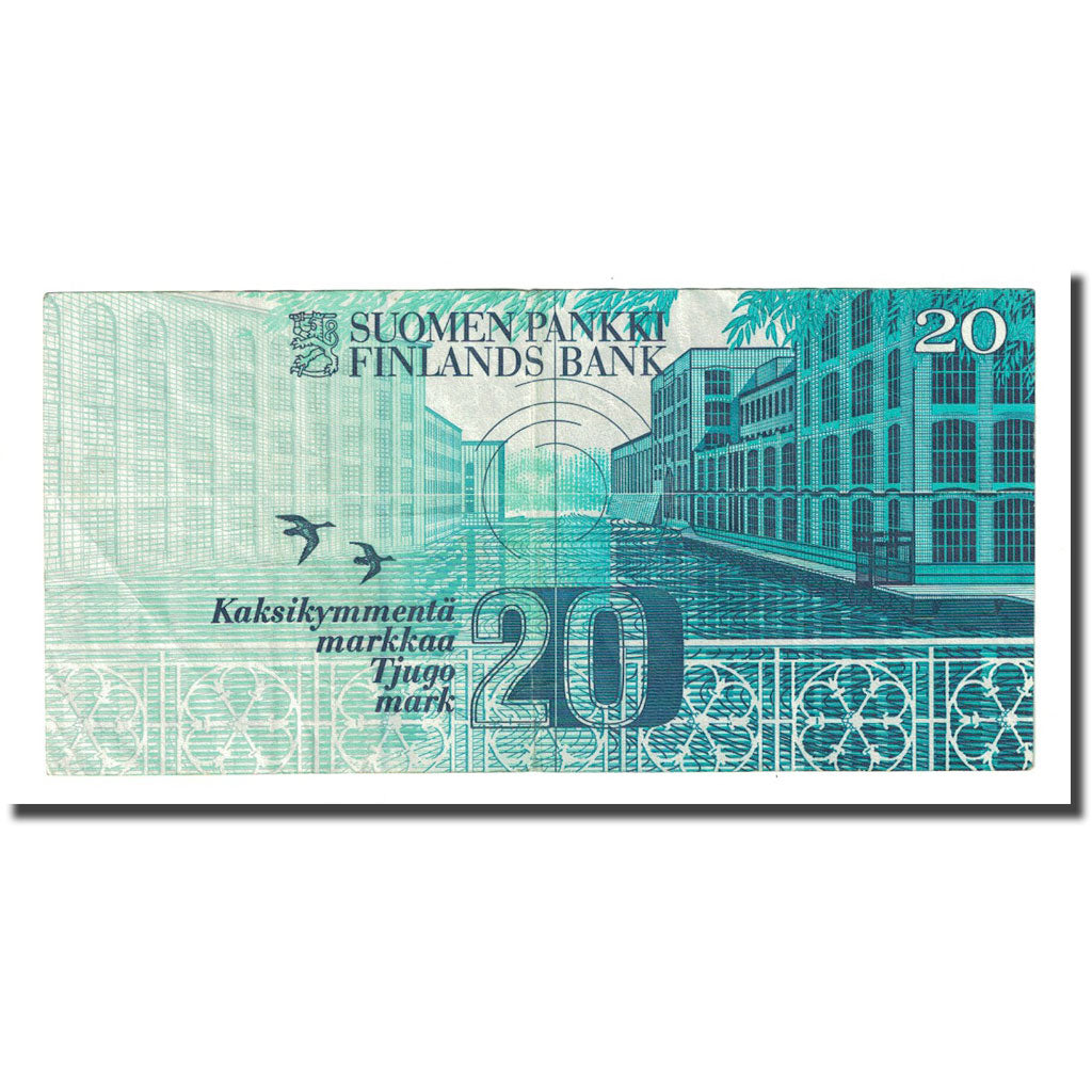 Banknote, Finland, 20 Markkaa, 1993, KM:123, EF(40-45)
