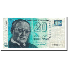 Banknote, Finland, 20 Markkaa, 1993, KM:123, VF(20-25)