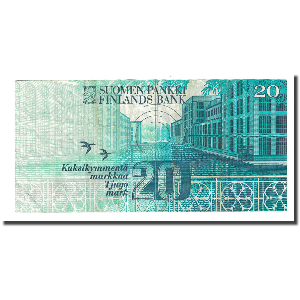 Banknote, Finland, 20 Markkaa, 1993, KM:123, VF(20-25)