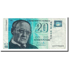 Banknote, Finland, 20 Markkaa, 1993, KM:123, EF(40-45)