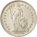 Switzerland, 2 Francs, 1940, Bern, AU(55-58), Silver, KM:21