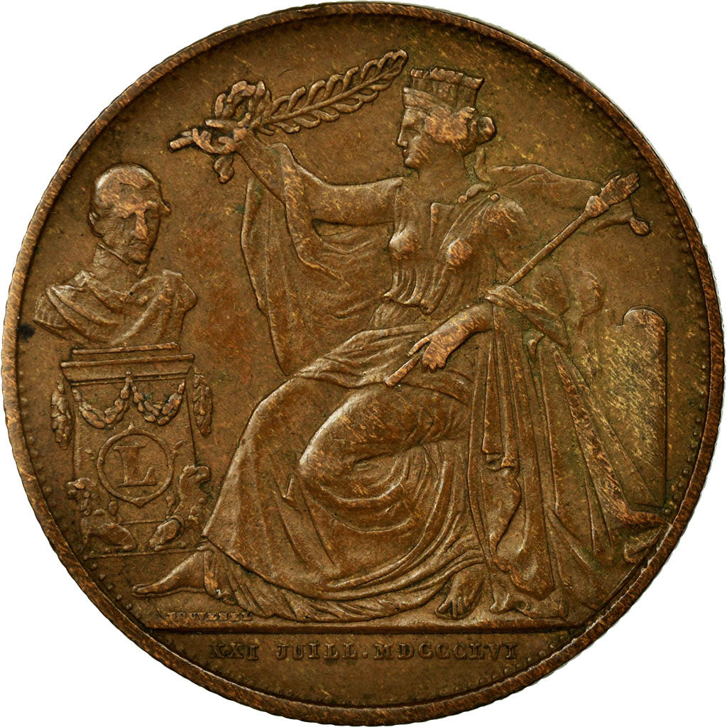 Coin, Belgium, 5 Centimes, 1856, Brussels, EF(40-45), Copper
