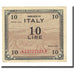 Banconote, Italia, 10 Lire, 1943, KM:M13b, BB
