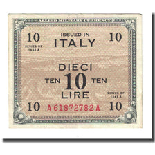 Banknote, Italy, 10 Lire, 1943A, KM:M19a, VF(20-25)