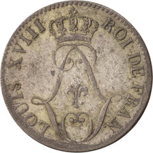 Coin, FRENCH GUIANA, 10 Centimes, 1818, Paris, EF(40-45), Billon, KM:A1