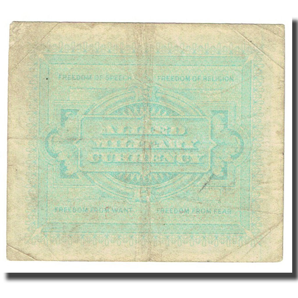 Geldschein, Italien, 2 Lire, 1943, KM:M11b, S