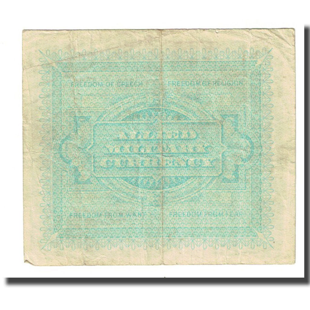 Banconote, Italia, 2 Lire, 1943, KM:M11b, MB