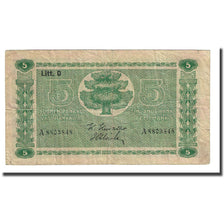 Banknote, Finland, 5 Markkaa, 1939, KM:69a, VF(20-25)