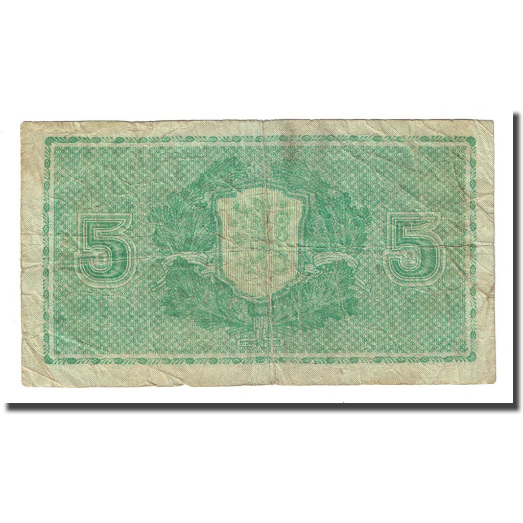 Banknote, Finland, 5 Markkaa, 1939, KM:69a, F(12-15)