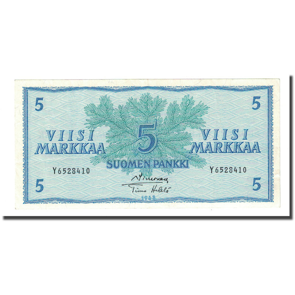 Banknote, Finland, 5 Markkaa, 1963, KM:99a, AU(55-58)