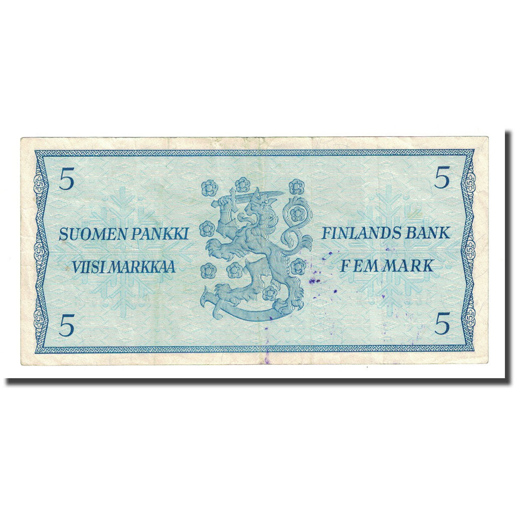 Banknote, Finland, 5 Markkaa, 1963, KM:99a, VF(20-25)