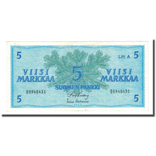 Banknote, Finland, 5 Markkaa, 1963, KM:103a, AU(55-58)