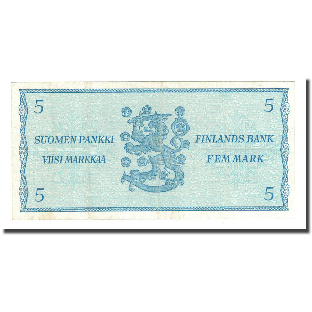 Banknote, Finland, 5 Markkaa, 1963, KM:106Aa, EF(40-45)