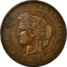 Münze, Frankreich, Cérès, 10 Centimes, 1896, Paris, SS, Bronze, KM:815.1