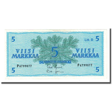 Banknote, Finland, 5 Markkaa, 1963, KM:106Aa, AU(55-58)