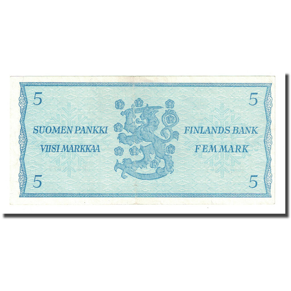 Banknote, Finland, 5 Markkaa, 1963, KM:106Aa, AU(55-58)