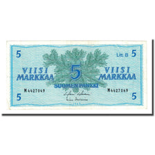 Banknote, Finland, 5 Markkaa, 1963, KM:106Aa, AU(55-58)