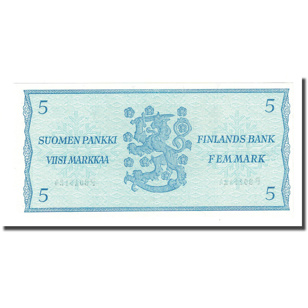 Banknote, Finland, 5 Markkaa, 1963, KM:106Aa, UNC(65-70)