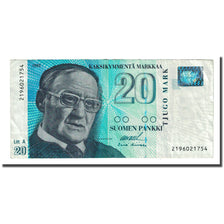 Banknote, Finland, 20 Markkaa, 1993, KM:123, VF(20-25)