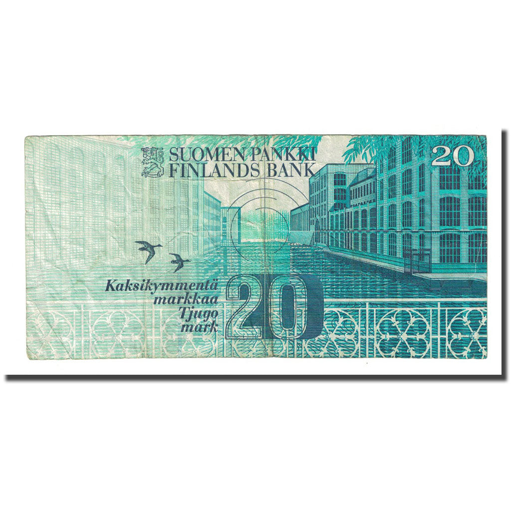 Banknote, Finland, 20 Markkaa, 1993, KM:123, VF(20-25)