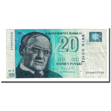 Banknote, Finland, 20 Markkaa, 1993, KM:123, VF(20-25)